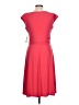 Chaps Solid Red Pink Cocktail Dress Size L - photo 2