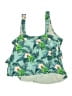 Assorted Brands Tropical Green Swimsuit Top Size 16 - photo 2