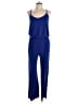 Shop Basic USA Solid Blue Jumpsuit Size L - photo 1
