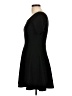 Lush Solid Black Casual Dress Size L - photo 5