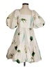 Oliphant Tropical White Ivory Casual Dress Size 0 - photo 1