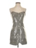 Forever 21 Metallic Silver Cocktail Dress Size 0 - photo 1