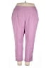 Alfred Dunner Solid Purple Casual Pants Size 20W - photo 1