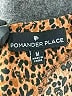 Pomander Place Animal Print Brown Long Sleeve Blouse Size M - photo 7