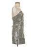 Forever 21 Metallic Silver Cocktail Dress Size 0 - photo 4