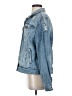 See Thru Soul 100% Cotton Blue Denim Jacket Size S - photo 5
