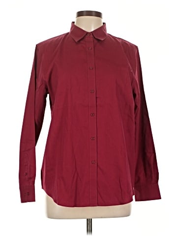 Jones New York Signature Long Sleeve Button-Down Shirt (view 1)
