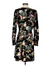 Ann Taylor LOFT Paisley Black Casual Dress Size 4 - photo 2