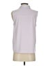Ann Taylor 100% Polyester White Sleeveless Blouse Size S - photo 2