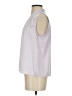Ann Taylor 100% Polyester White Sleeveless Blouse Size S - photo 5