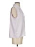 Ann Taylor 100% Polyester White Sleeveless Blouse Size S - photo 4
