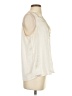 CAbi 100% Polyester Ivory Sleeveless Blouse Size M - photo 4