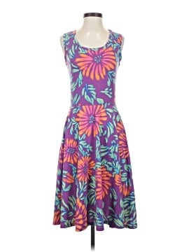 green emerald velvet dress Lularoe Xs Amelia Floral Dress