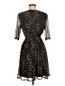 Enfocus Animal Print Black Cocktail Dress Size 6 - photo 2