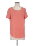 Pleione 100% Polyester Polka Dots Orange Short Sleeve T-Shirt Size S - photo 1