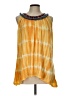 New Directions Yellow Sleeveless Blouse Size L - photo 1