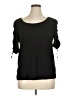 Max Studio Black 3/4 Sleeve T-Shirt Size XL - photo 1