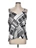 Unbranded 100% Polyester Silver Sleeveless Blouse Size L - photo 1