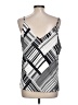 Unbranded 100% Polyester Silver Sleeveless Blouse Size L - photo 2