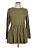 Tickled Teal Green Long Sleeve Top Size L - photo 1