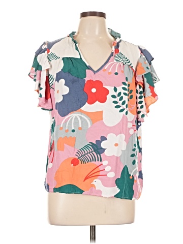 First Love Short Sleeve Blouse (view 1)