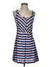 Edge Stripes Blue Casual Dress Size S - photo 1