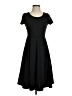 Assorted Brands Solid Black Casual Dress Size S - photo 1