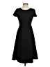 Assorted Brands Solid Black Casual Dress Size S - photo 2