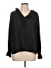 Vince Camuto 100% Polyester Black Long Sleeve Polo Size L - photo 1