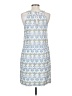Etcetera 100% Viscose Print Blue Casual Dress Size 4 - photo 2
