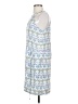 Etcetera 100% Viscose Print Blue Casual Dress Size 4 - photo 5