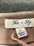 She + Sky Brown Casual Skirt Size L - photo 3