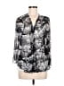 Attitudes by Renee Silver 3/4 Sleeve Blouse Size M - photo 1