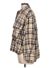 Zara Plaid Brown Long Sleeve Button-Down Shirt Size L - photo 5
