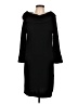 Spense Solid Black Cocktail Dress Size L - photo 1