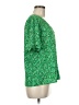 CeCe Green Short Sleeve Blouse Size M - photo 4