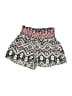 Justice 100% Viscose Print Black Shorts Size 6 - 7 - photo 1