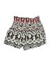 Justice 100% Viscose Print Black Shorts Size 6 - 7 - photo 2