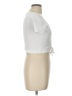 Zara Ivory Short Sleeve Top Size L - photo 5