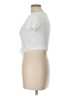 Zara Ivory Short Sleeve Top Size L - photo 4