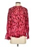 Kenzo 100% Polyester Red Pink Long Sleeve Blouse Size EU (FR) 34 / US 2 - photo 1
