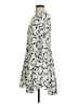 Samsoe Samsoe 100% Polyester Graphic Gray Casual Dress Size S - photo 5