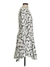 Samsoe Samsoe 100% Polyester Graphic Gray Casual Dress Size S - photo 4