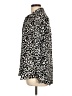 Apt. 9 100% Polyester Animal Print Black Long Sleeve Blouse Size L - photo 5