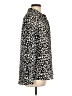 Apt. 9 100% Polyester Animal Print Black Long Sleeve Blouse Size L - photo 4