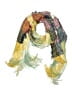 Unbranded 100% Acrylic Tweed Yellow Red Scarf One size - photo 1