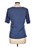 Candace Cameron Bure Blue Short Sleeve Top Size L - photo 2