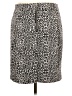 MICHAEL Michael Kors Animal Print Gray Casual Skirt Size M - photo 2