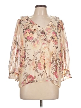 Lc Lauren Conrad 3/4 Sleeve Blouse