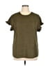 Collection Tweed Green Short Sleeve T-Shirt Size XL - photo 1